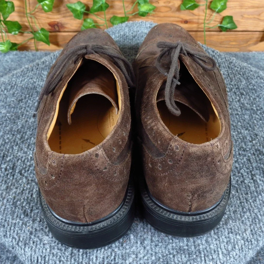Rockport DMX Men Casual Wingtip Oxford Shoe‎ Size 10 Brown Suede Brogue APM11345